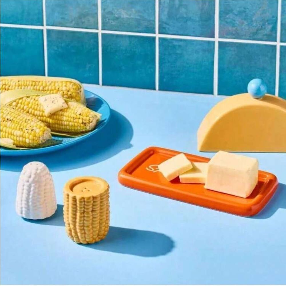 Tabitha Brown Corn Cob Salt & Pepper Shaker Set